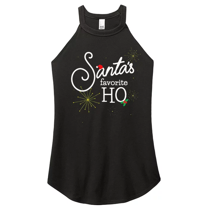 SantaS Favorite Ho Funny Christmas Cheeky Do It For Ho Women’s Perfect Tri Rocker Tank