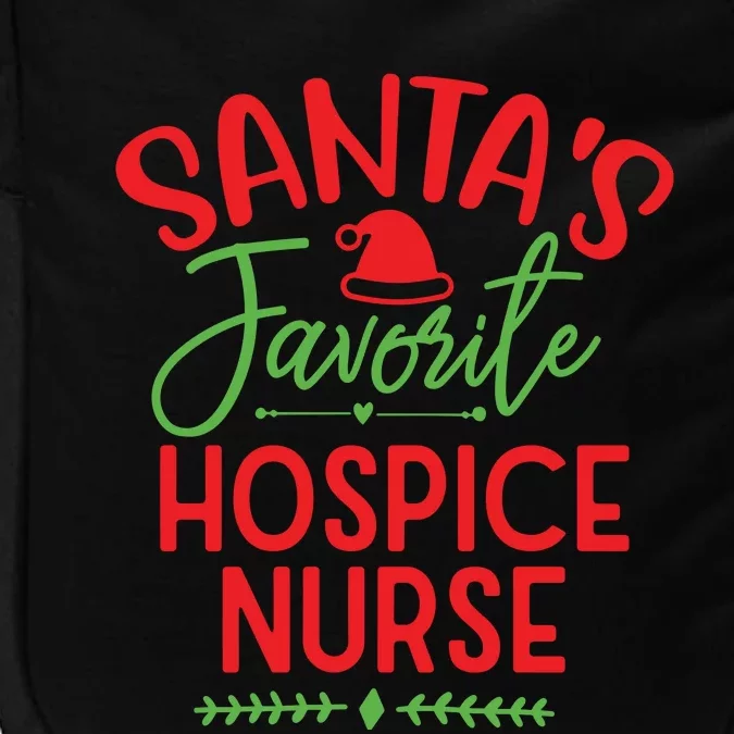 Santas Favorite Hospice Nurse Christmas Cool Impact Tech Backpack