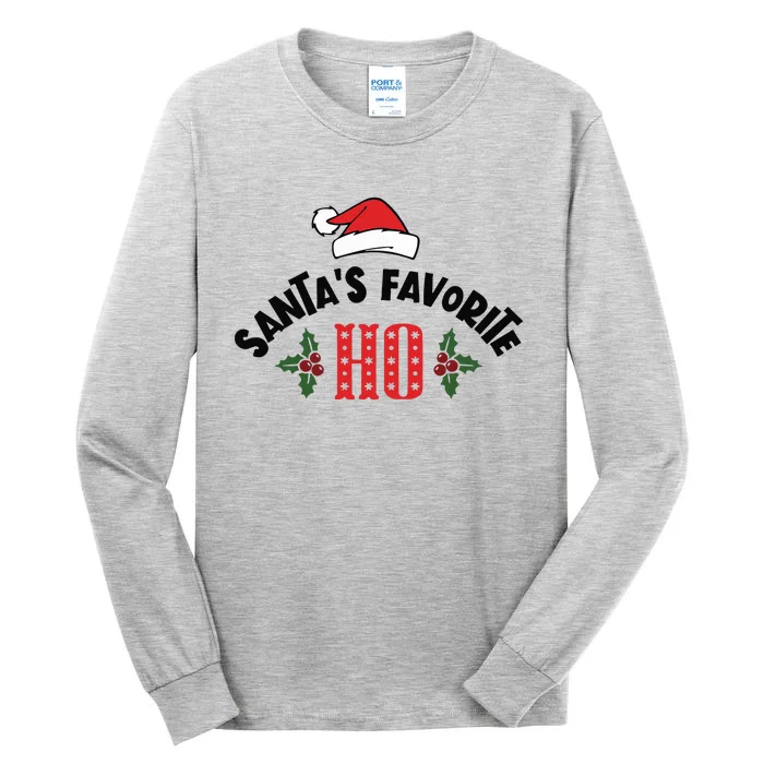 SantaS Favorite Ho Christmas Tall Long Sleeve T-Shirt