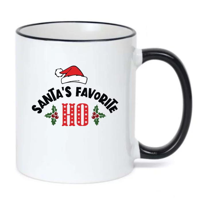 SantaS Favorite Ho Christmas Black Color Changing Mug