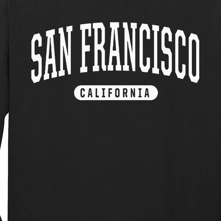 San Francisco Hoodie Swea College University Style Long Sleeve Shirt