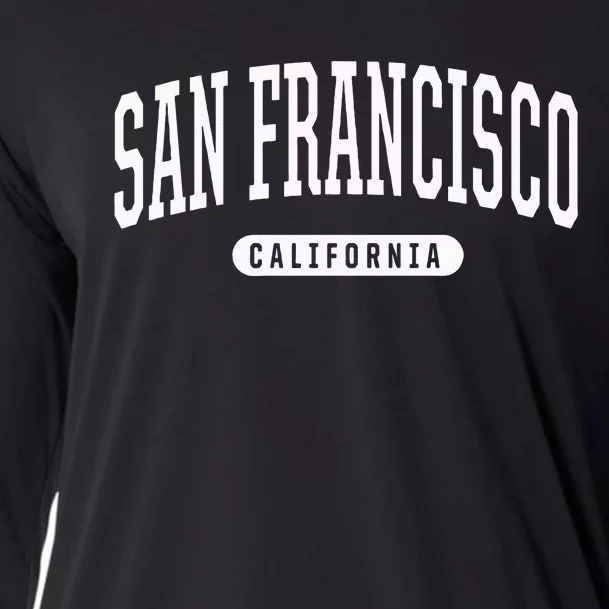 San Francisco Hoodie Swea College University Style Cooling Performance Long Sleeve Crew