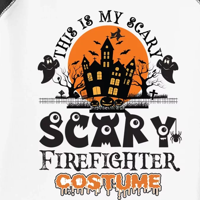 Scary Firefighter Halloween Costume Gift Infant Baby Jersey Bodysuit