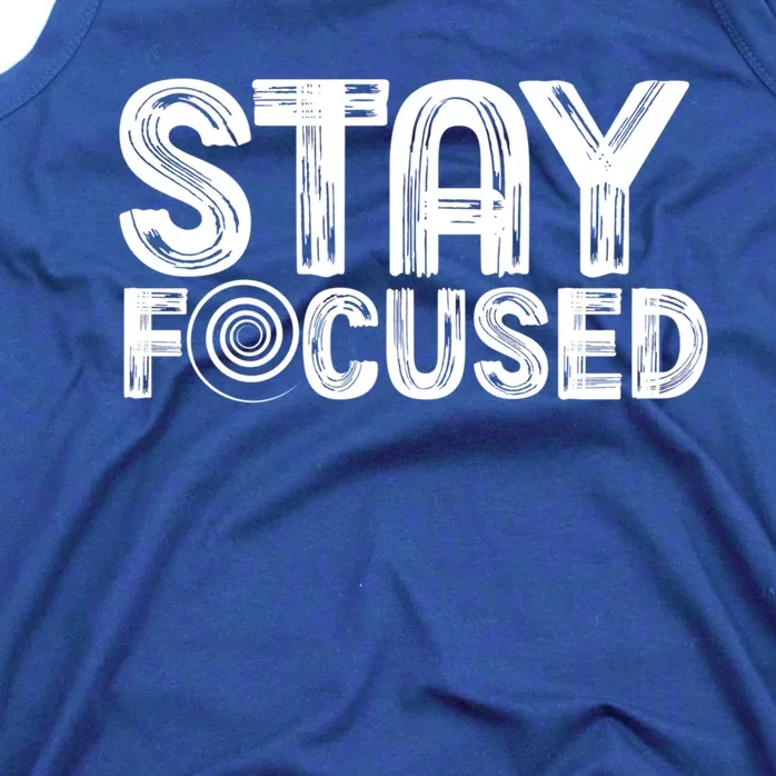 Stay Focused Hypnotic Illusion Hypnosis Gift Tank Top