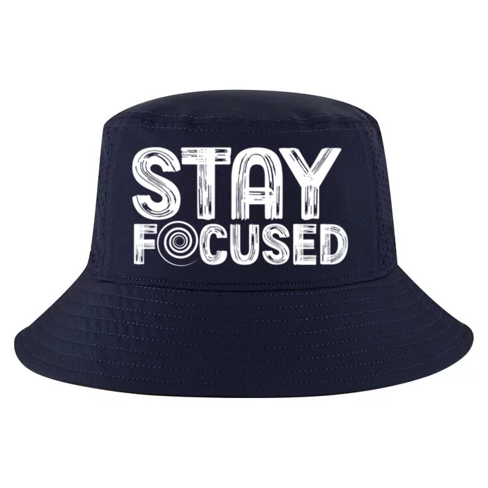 Stay Focused Hypnotic Illusion Hypnosis Gift Cool Comfort Performance Bucket Hat