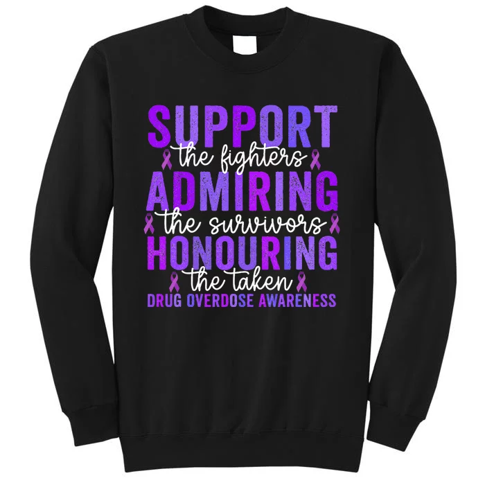 Support Fighters Honouring Taken Drug Overdose Awareness Sweatshirt