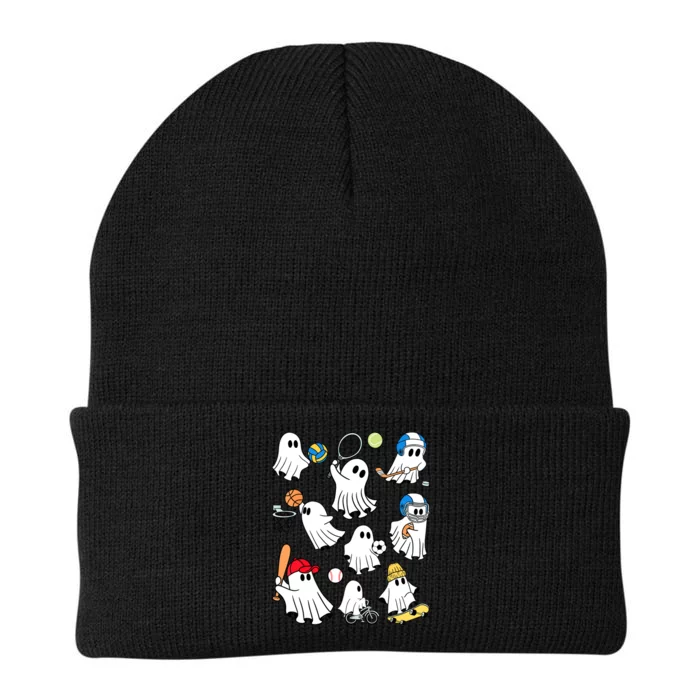 Sports Funny Halloween Collection Of Many Cute Baby Ghosts Gift Knit Cap Winter Beanie