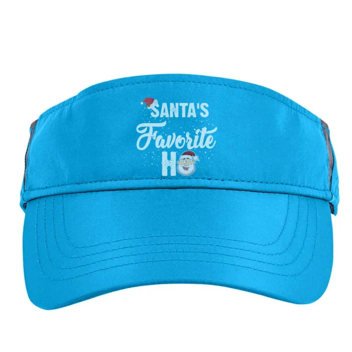 Santas Favorite Ho Funny Christmas Gift Adult Drive Performance Visor