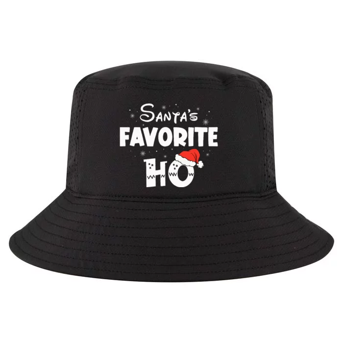 Santa's Favorite Ho Funny Family Matching Christmas Pajamas Cool Comfort Performance Bucket Hat