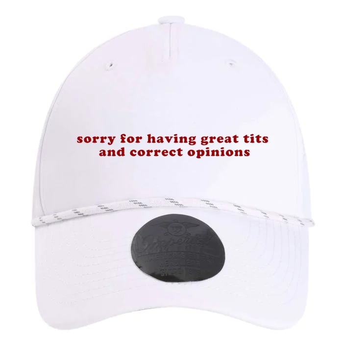 Sorry For Having Great Tits And Correct Opinions Performance The Dyno Cap