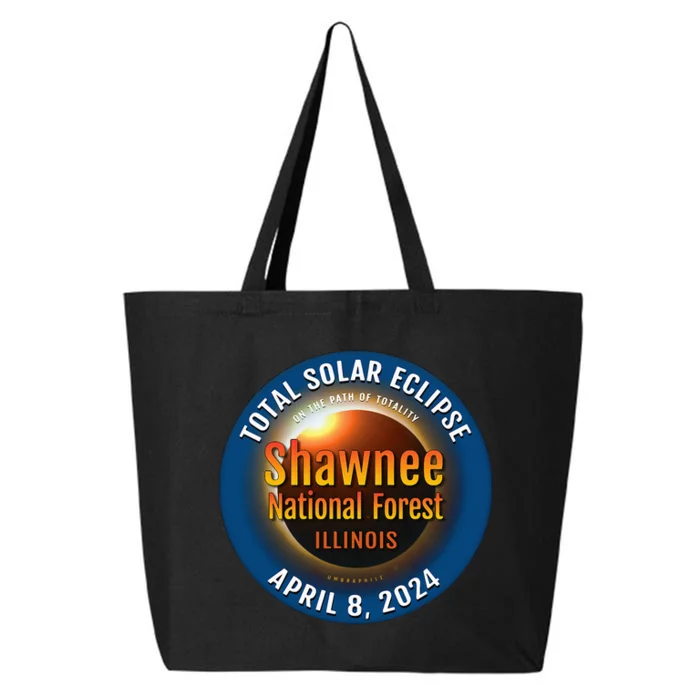 Shawnee Forest Illinois IL Total Solar Eclipse 2024 25L Jumbo Tote