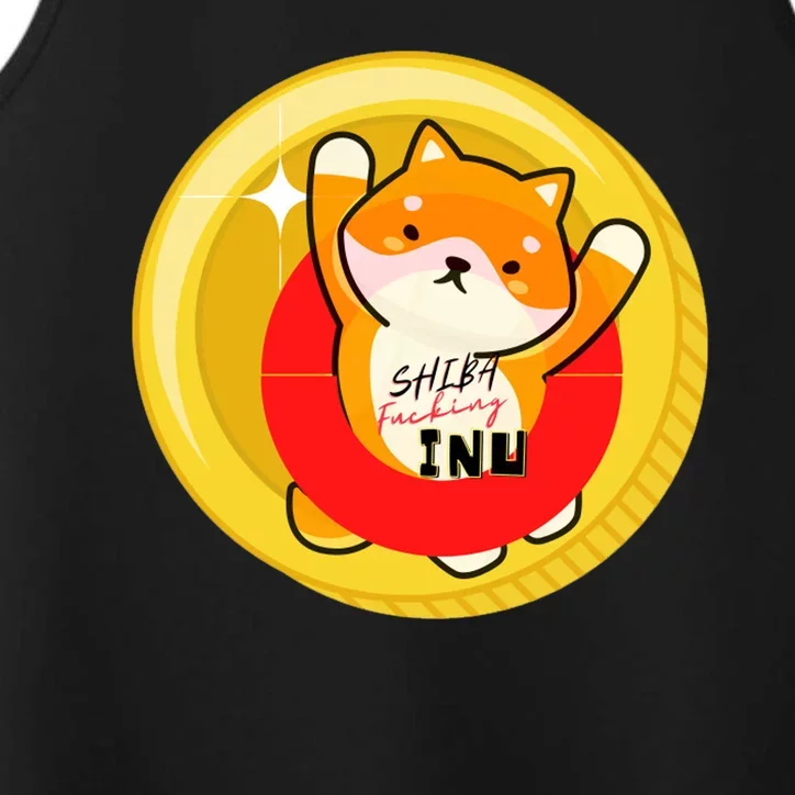 Shiba Fcking Inu Performance Tank