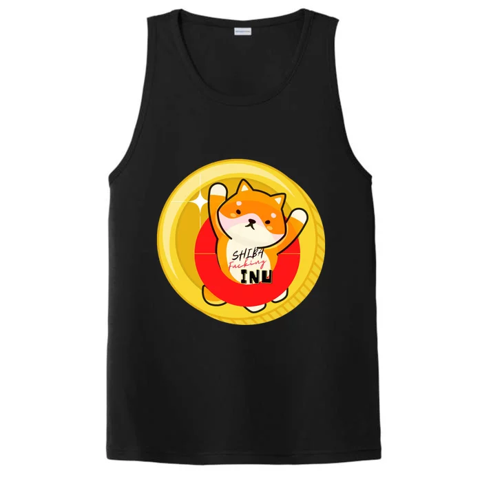 Shiba Fcking Inu Performance Tank