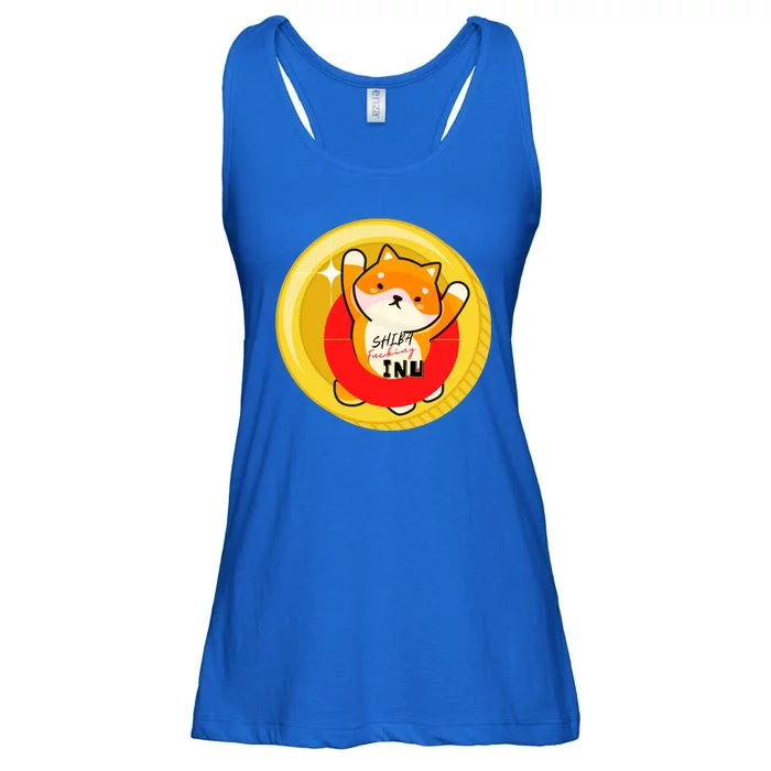 Shiba Fcking Inu Ladies Essential Flowy Tank