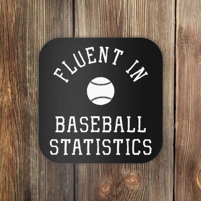 Sabermetric Fluent In Baseball Statistics Sport Data Analyst Coaster