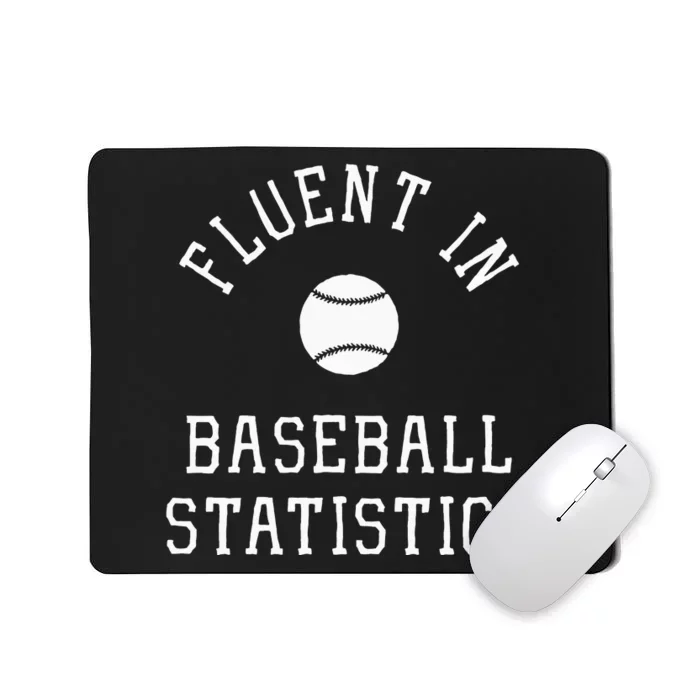 Sabermetric Fluent In Baseball Statistics Sport Data Analyst Mousepad