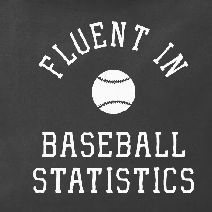 Sabermetric Fluent In Baseball Statistics Sport Data Analyst Zip Tote Bag