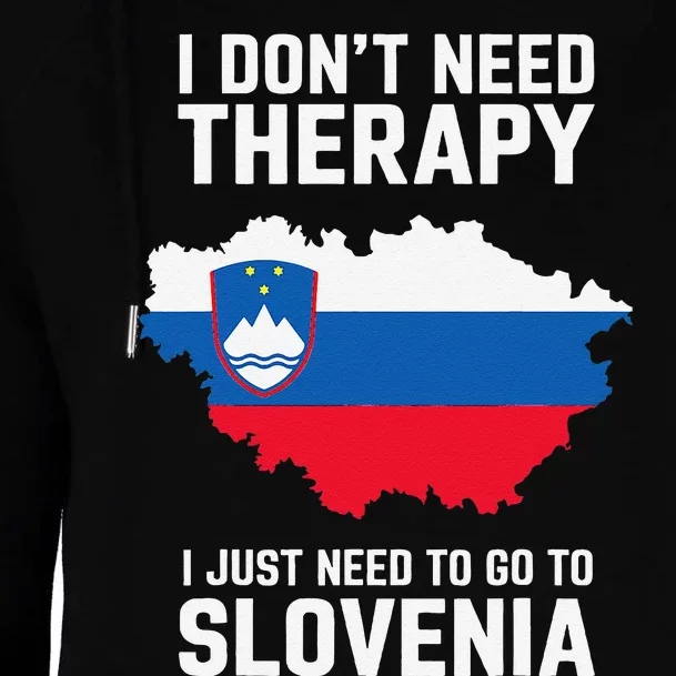 Slovenian Flag I Slovenia Flag I Vacation Slovenia Womens Funnel Neck Pullover Hood