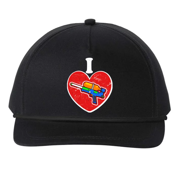 Summertime Fun I Love Super Soakers Water Guns Snapback Five-Panel Rope Hat