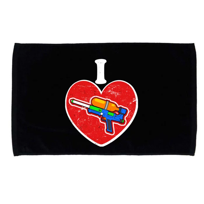 Summertime Fun I Love Super Soakers Water Guns Microfiber Hand Towel