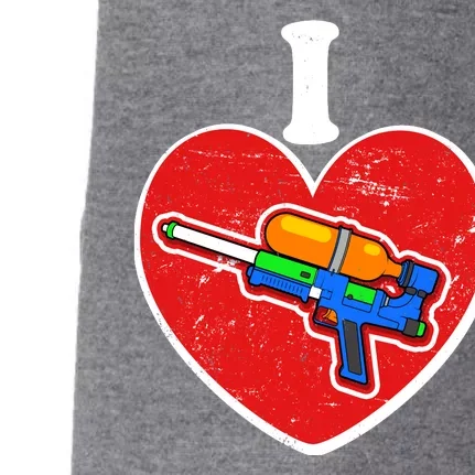 Summertime Fun I Love Super Soakers Water Guns Doggie 3-End Fleece Hoodie