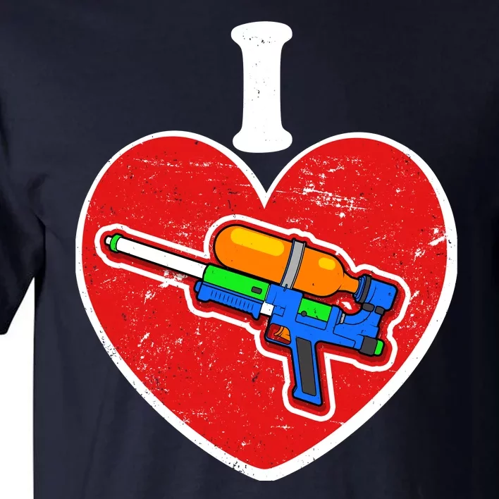 Summertime Fun I Love Super Soakers Water Guns Tall T-Shirt