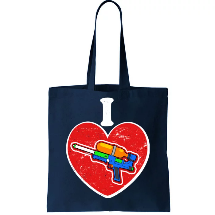 Summertime Fun I Love Super Soakers Water Guns Tote Bag