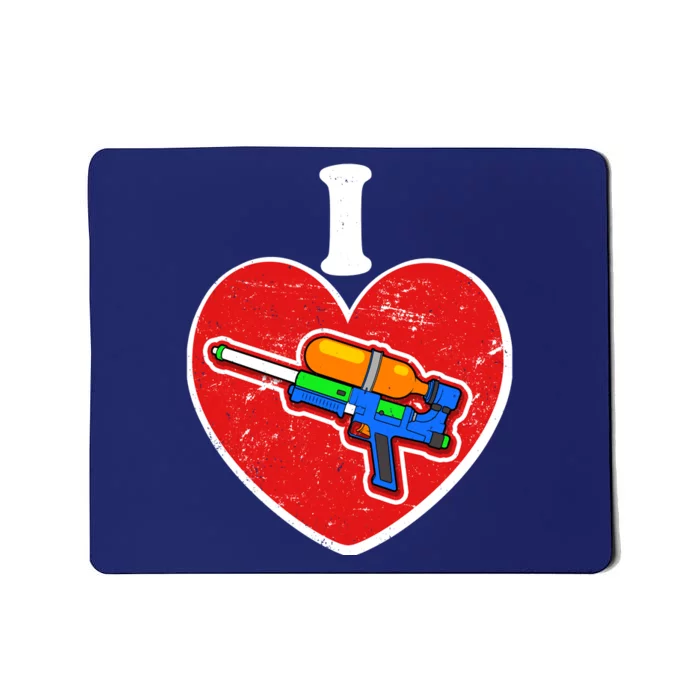 Summertime Fun I Love Super Soakers Water Guns Mousepad