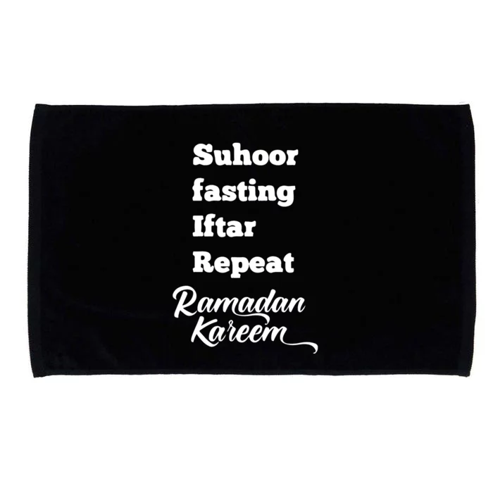 Suhoor Fasting Iftar Repeat Ramadan Kareem Gift For Ramadan Mubarak Microfiber Hand Towel