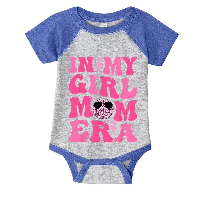 Smile Face In My Mom Era Groovy Mom Infant Baby Jersey Bodysuit