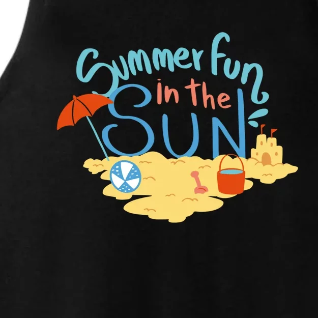 Summer Fun In The Sun Beach Vacation Holiday Gift Ladies Tri-Blend Wicking Tank