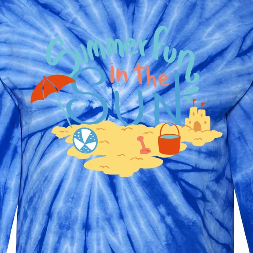 Summer Fun In The Sun Beach Vacation Holiday Gift Tie-Dye Long Sleeve Shirt