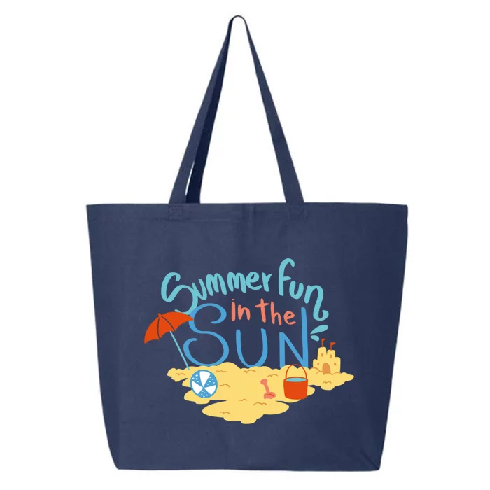 Summer Fun In The Sun Beach Vacation Holiday Gift 25L Jumbo Tote