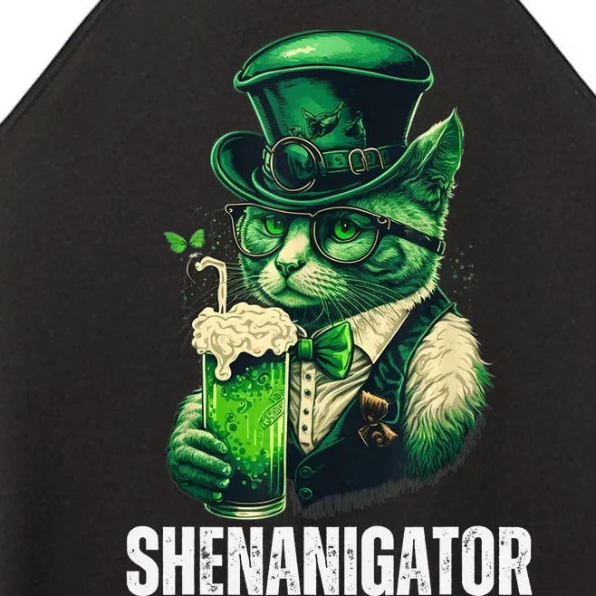 Shenanigator Funny Irish Shenanigans St Patricks Day Women’s Perfect Tri Rocker Tank