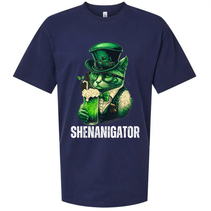 Shenanigator Funny Irish Shenanigans St Patricks Day Sueded Cloud Jersey T-Shirt