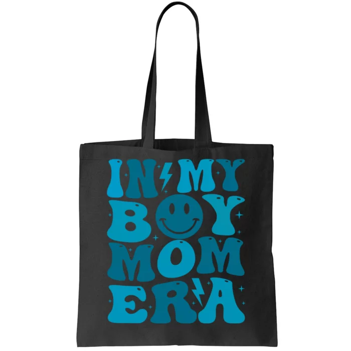 Smile Face In My Boy Mom Era Tote Bag