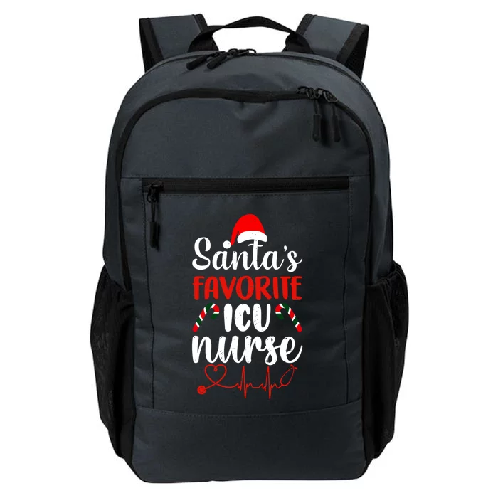 Santas Favorite Icu Nurse Meaningful Gift Daily Commute Backpack