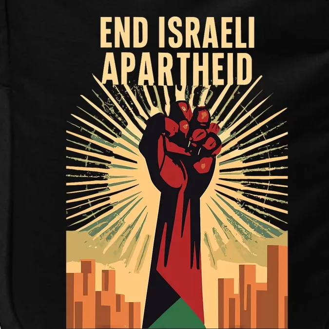 Stand For Justice: End Israel Apartheid Palestine Impact Tech Backpack