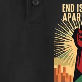 Stand For Justice: End Israel Apartheid Palestine Dry Zone Grid Performance Polo