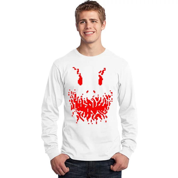 Scary Face Joker Tall Long Sleeve T-Shirt