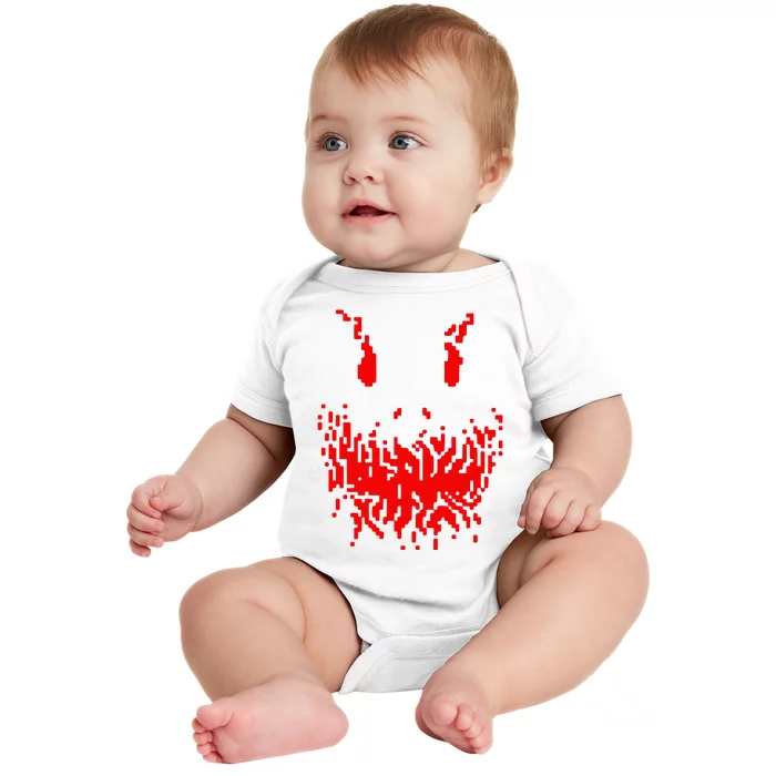 Scary Face Joker Baby Bodysuit