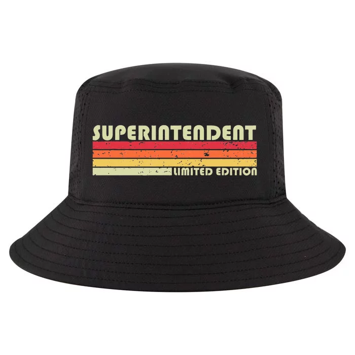 SUPERINTENDENT Funny Job Title Profession Birthday Worker Cool Comfort Performance Bucket Hat