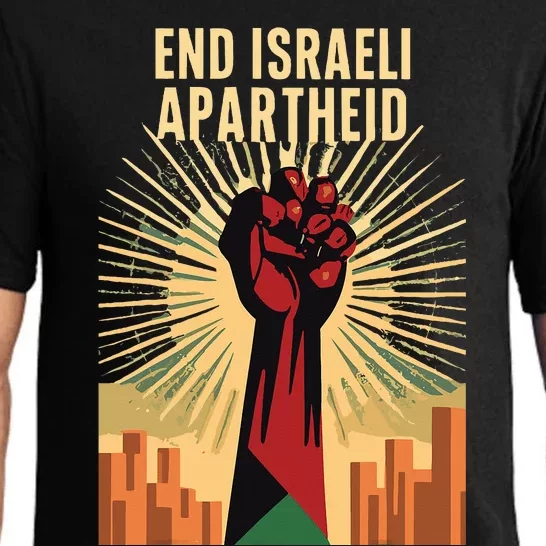 STAND FOR JUSTICE END ISRAEL APARTHEID PALESTINE Pajama Set