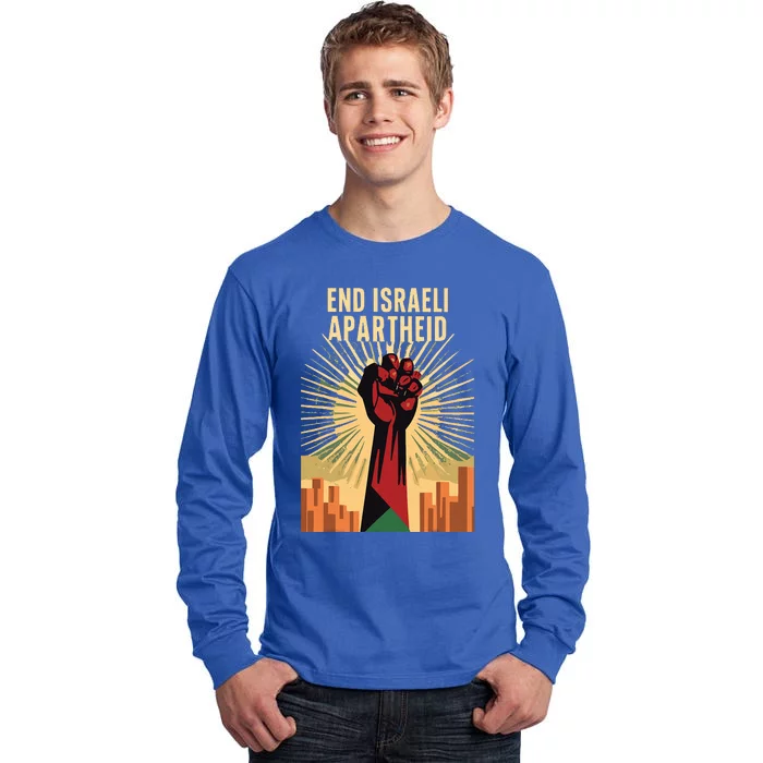 STAND FOR JUSTICE END ISRAEL APARTHEID PALESTINE Tall Long Sleeve T-Shirt