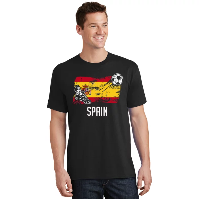 Spain Flag Jersey Spanish Soccer Team Spanish T-Shirt