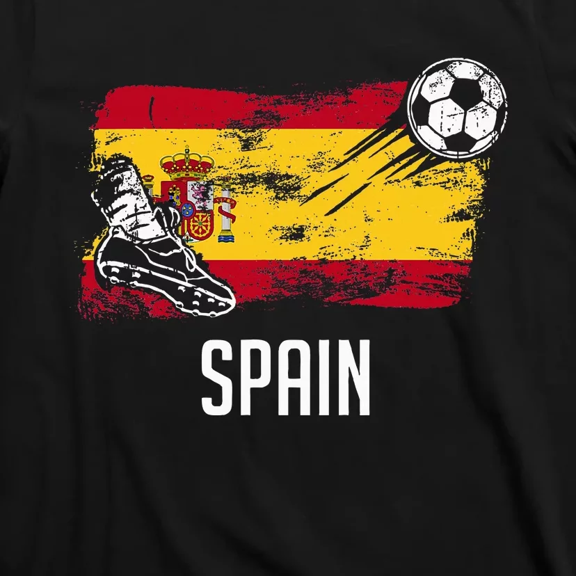 Spain Flag Jersey Spanish Soccer Team Spanish T-Shirt