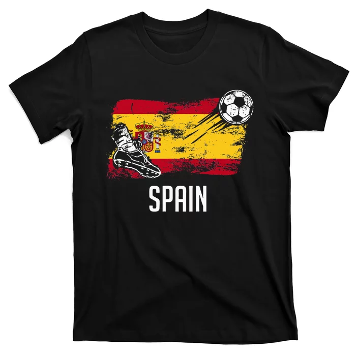 Spain Flag Jersey Spanish Soccer Team Spanish T-Shirt