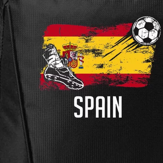 Spain Flag Jersey Spanish Soccer Team Spanish City Backpack