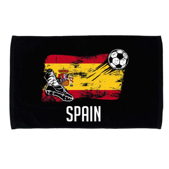 Spain Flag Jersey Spanish Soccer Team Spanish Microfiber Hand Towel