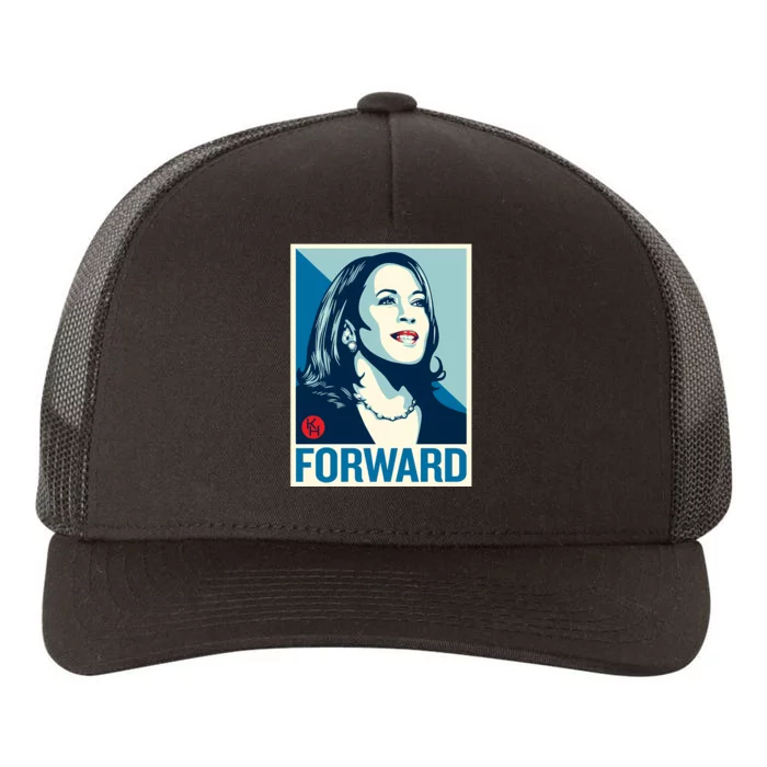 Shepard Fairey Kamala Harris Forward Yupoong Adult 5-Panel Trucker Hat